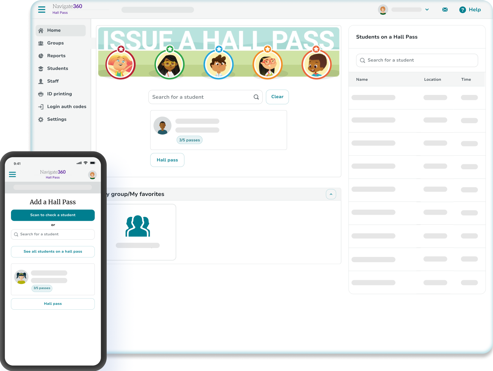 Screenshot 1 - Staff login page with a new look